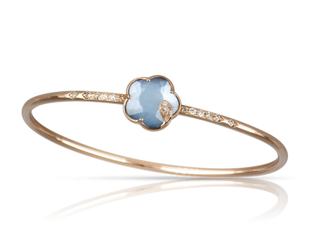NECKLACE FIGLIA DEI FIORI IN GOLD SEMIPRECIOUS GEMS AND DIAMONDS