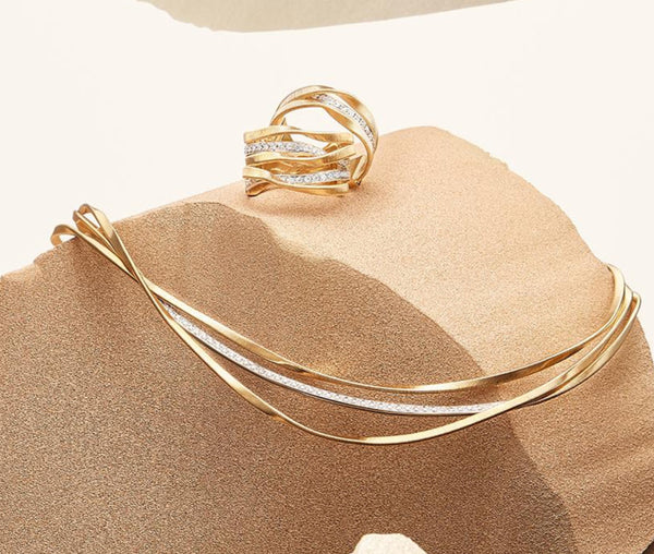 RING MARRAKECH IN GOLD AND DIAMONDS