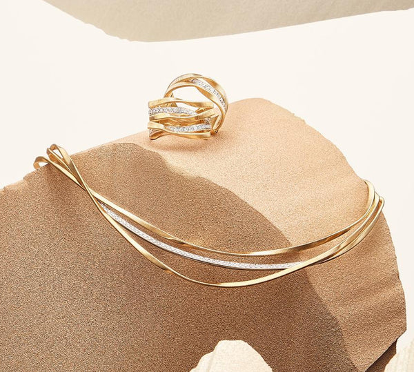 NECKLACE MARRAKECH IN GOLD AND DIAMONDS