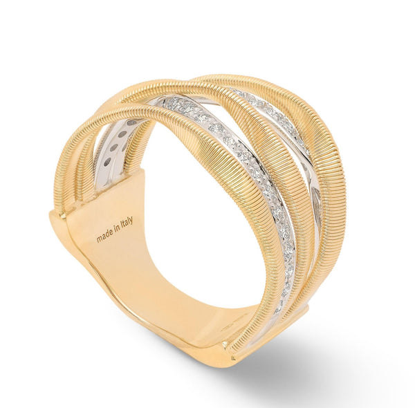 RING MARRAKECH IN GOLD AND DIAMONDS