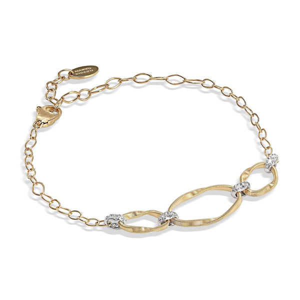 BRACELET IN GOLD AND DIAMONDS