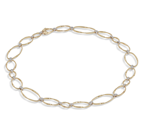 NECKLACE IN GOLD AND DIAMONDS