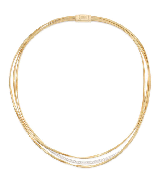 NECKLACE MARRAKECH IN GOLD AND DIAMONDS