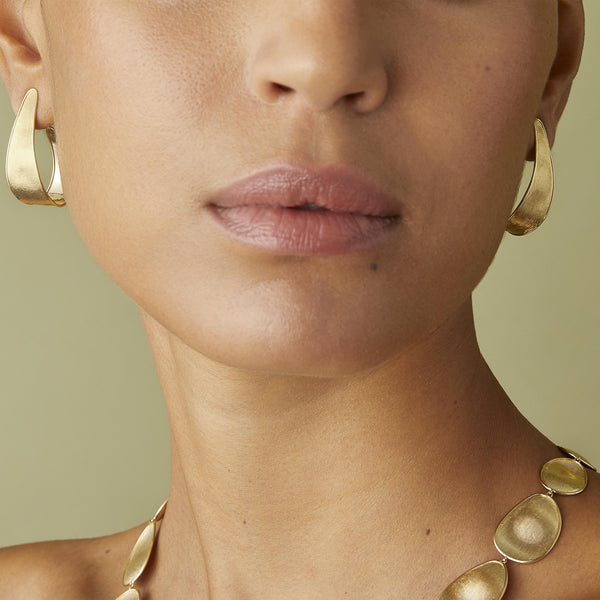 EARRINGS LUNARIA IN GOLD