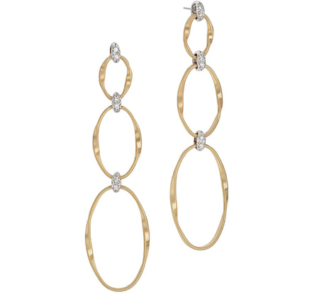 EARRINGS JAIPUR IN GOLD WITH  AMETHYST