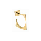 SINGLE EARRING SQUARE IN GOLD