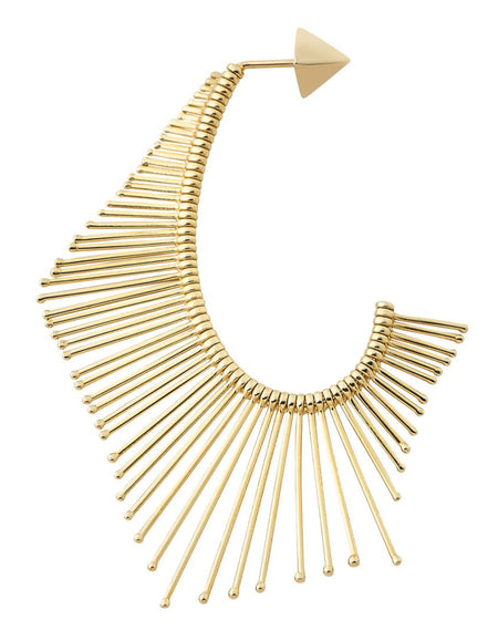 SINGLE EARRING SLIDE PEARLS IN GOLD