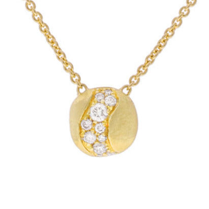 NECKLACE AFRICA IN GOLD AND DIAMONDS