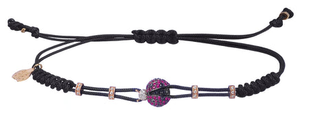 BRACELET WITH EVIL EYE IN GOLD WITH BLUE SAPPHIRES