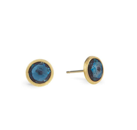 EARRINGS JAIPUR IN GOLD WITH  AMETHYST