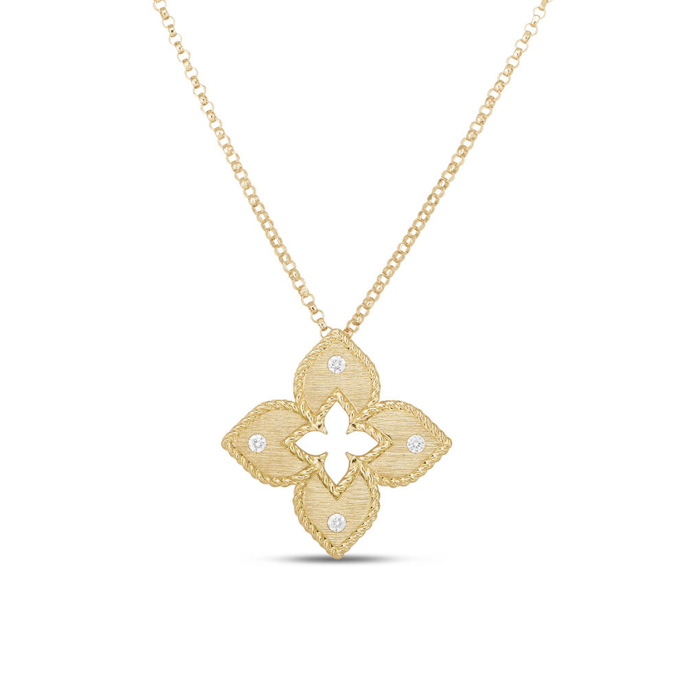 NECKLACE VENETIAN PRINCESS IN GOLD WITH DIAMONDS