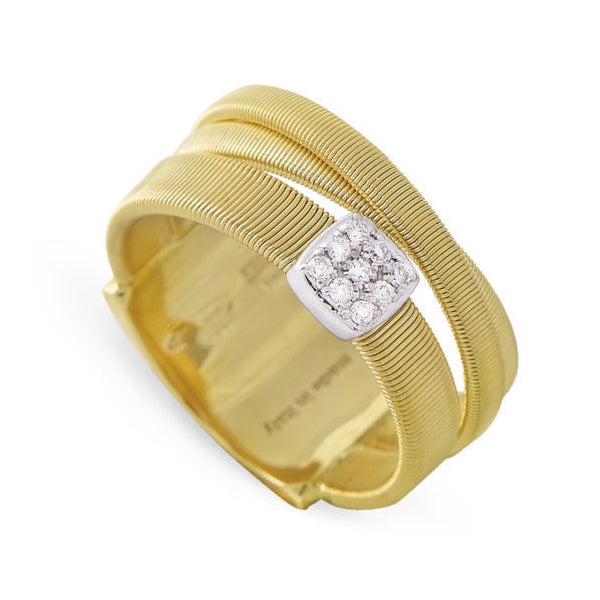 RING MASAI IN GOLD AND DIAMONDS