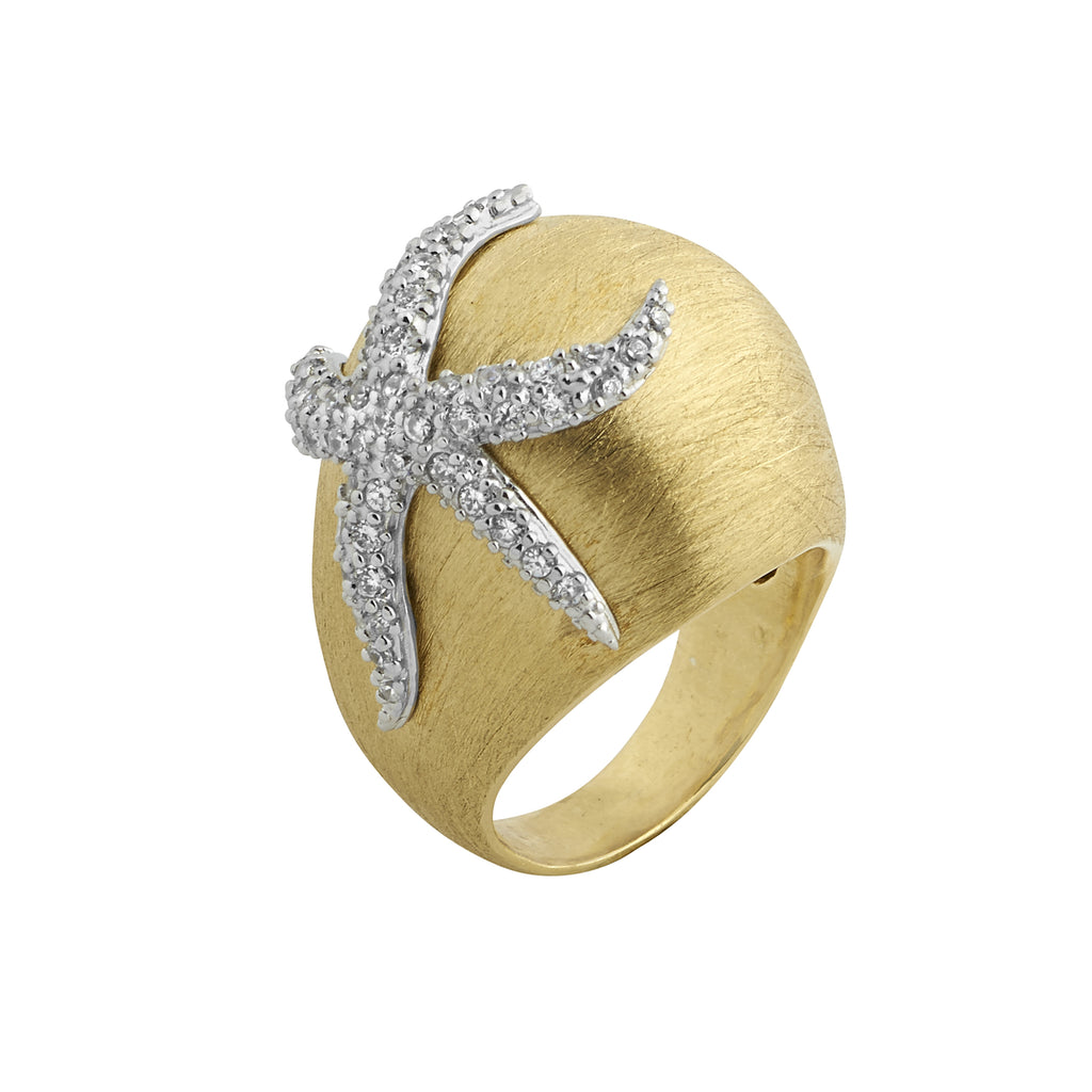 RING IN SILVER WITH ZIRCONS