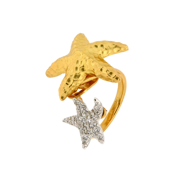 RING IN SILVER WITH ZIRCONS