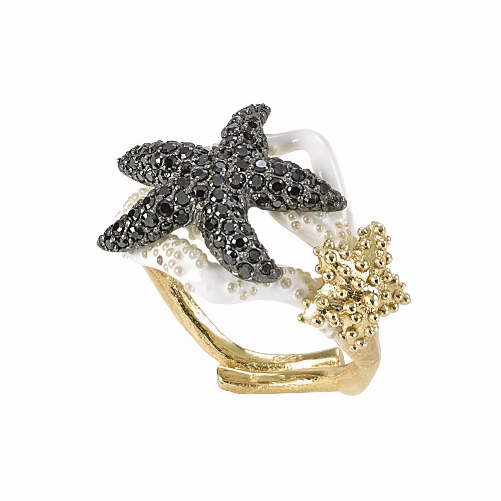 RING IN SILVER WITH ZIRCONS