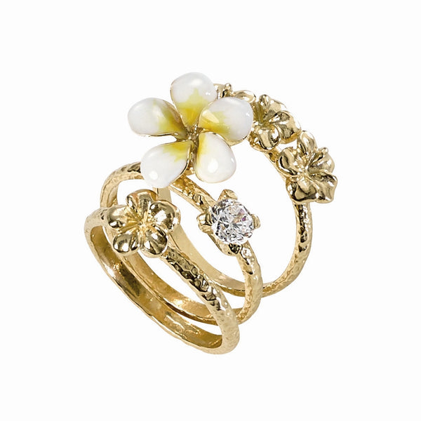 RING IN SILVER WITH ZIRCONS