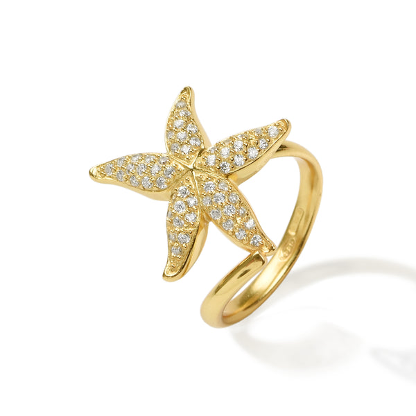 RING IN SILVER WITH ZIRCONS