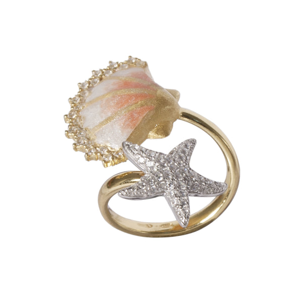 RING IN SILVER WITH ZIRCONS