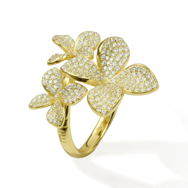 RING IN SILVER WITH ZIRCONS