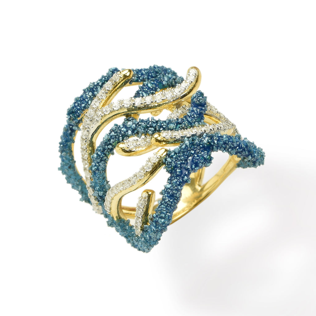 RING IN SILVER WITH ZIRCONS