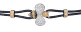BRACELET WITH BEE IN GOLD WITH YELLOW SAPPHIRES AND DIAMONDS
