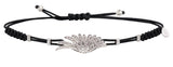 BRACELET WITH ANGEL WING IN GOLD AND DIAMONDS