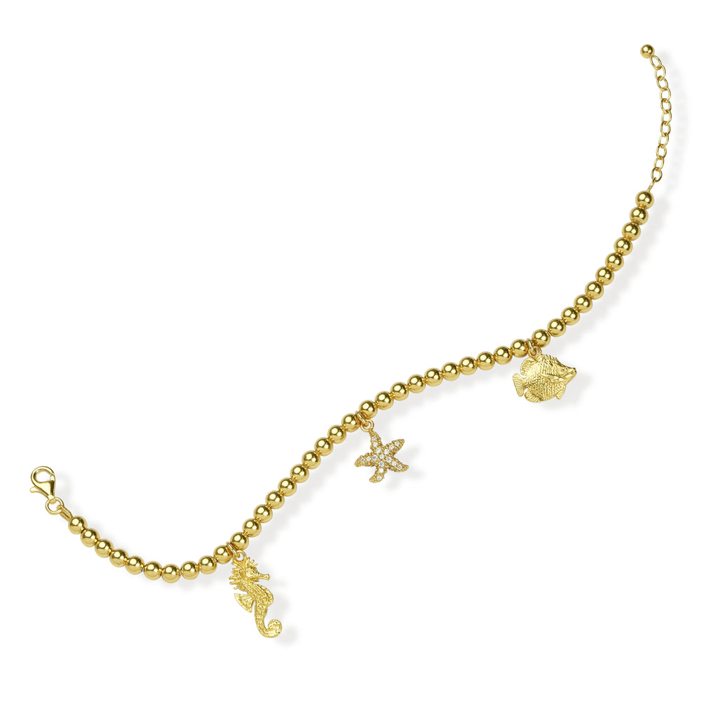 BRACELET IN SILVER WITH ZIRCONS