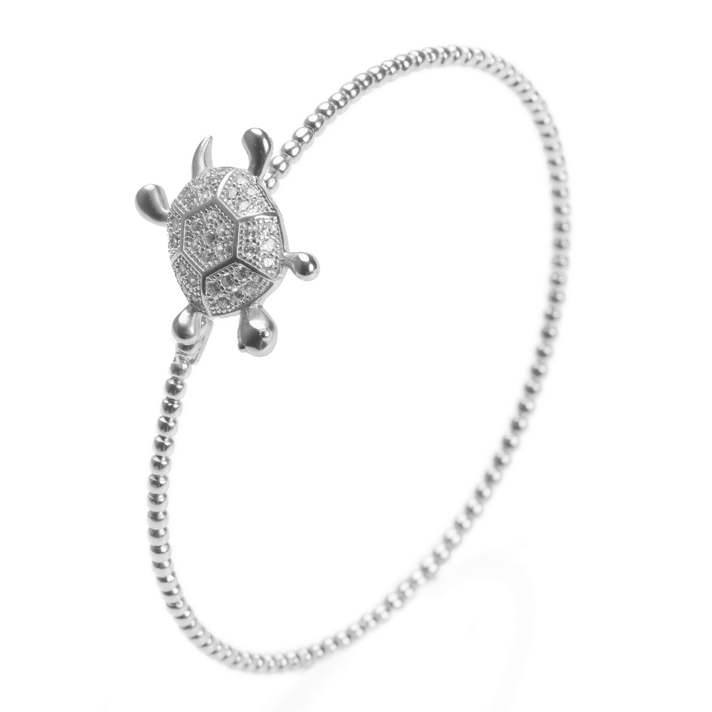 BRACELET IN SILVER WITH ZIRCONS