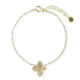 BRACELET IN  SILVER WITH ZIRCONS