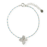 BRACELET IN  SILVER WITH ZIRCONS