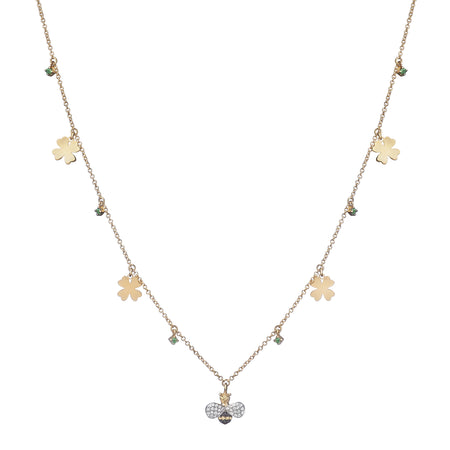 BRACELET WITH EVIL EYE IN GOLD WITH BLUE SAPPHIRES