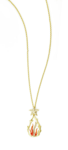 NECKLACE IN SILVER WITH ZIRCONS