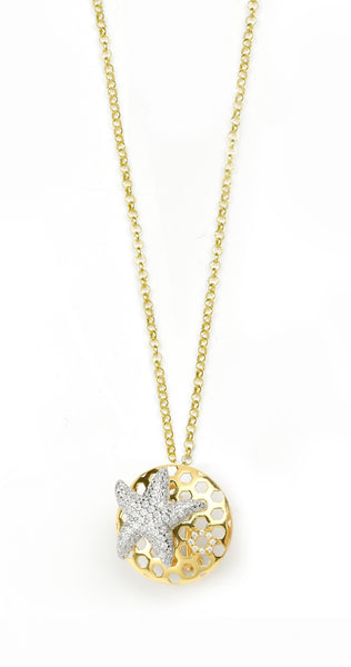 NECKLACE IN SILVER WITH ZIRCONS