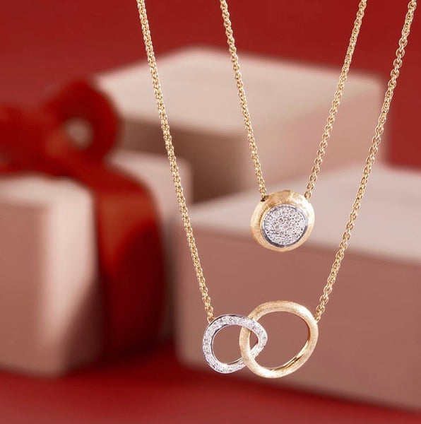 NECKLACE DELICATI IN GOLD AND DIAMONDS