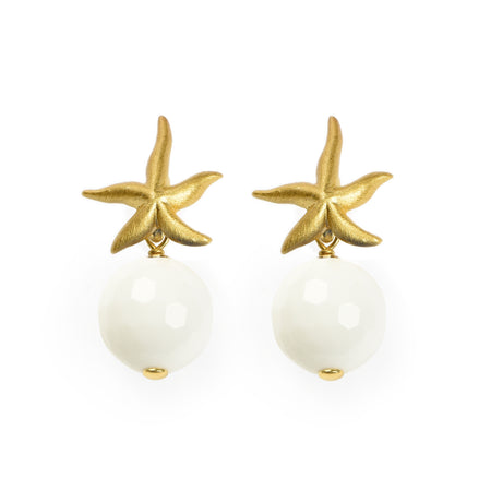 EARRINGS IN SILVER WITH PEARLS