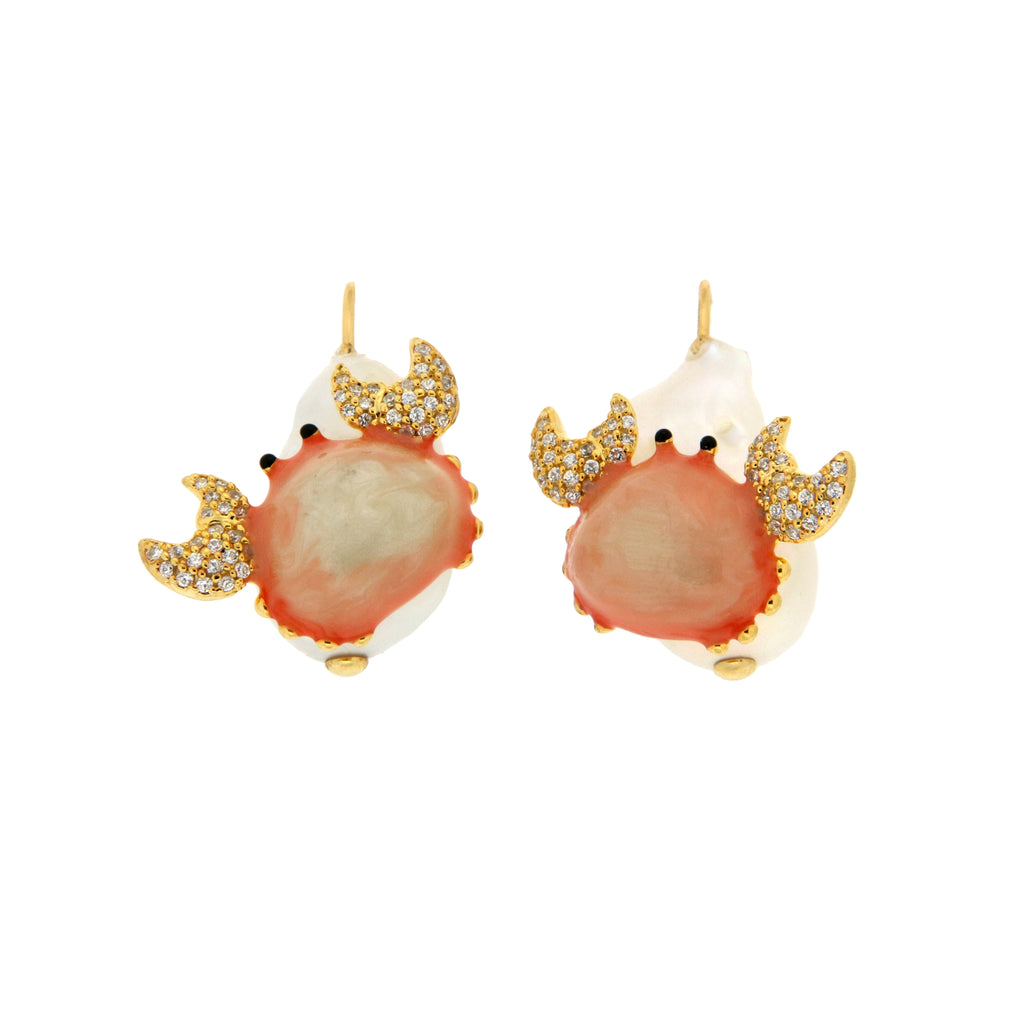 EARRINGS IN SILVER WITH PEARLS