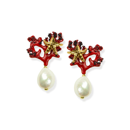 EARRINGS IN SILVER WITH ZIRCONS