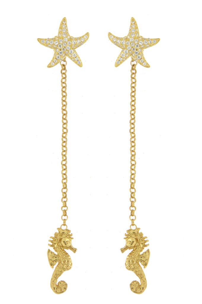 EARRINGS IN SILVER WITH ZIRCONS