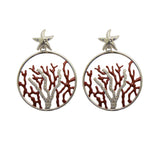 EARRINGS IN SILVER WITH ZIRCONS