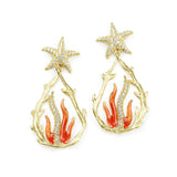 EARRINGS IN SILVER WITH ZIRCONS