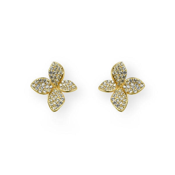 EARRINGS IN SILVER WITH ZIRCONS