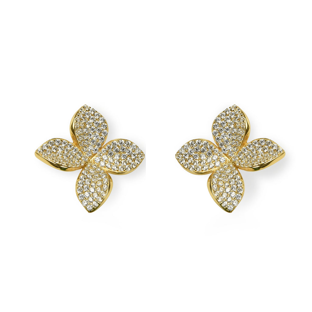 EARRINGS IN SILVER WITH ZIRCONS