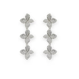 EARRINGS IN SILVER WITH ZIRCONS