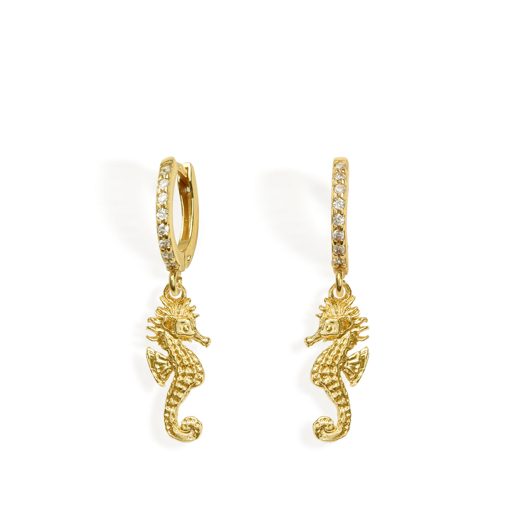 EARRINGS IN SILVER WITH ZIRCONS