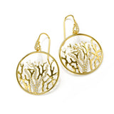 EARRINGS IN SILVER WITH ZIRCONS