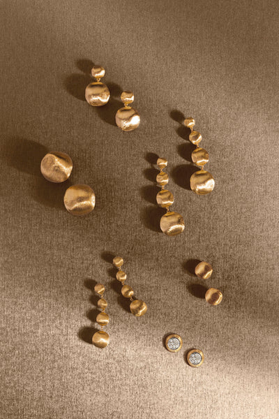 EARRINGS AFRICA IN GOLD