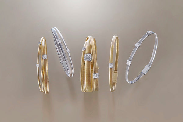 BRACELET MASAI IN GOLD AND DIAMONDS