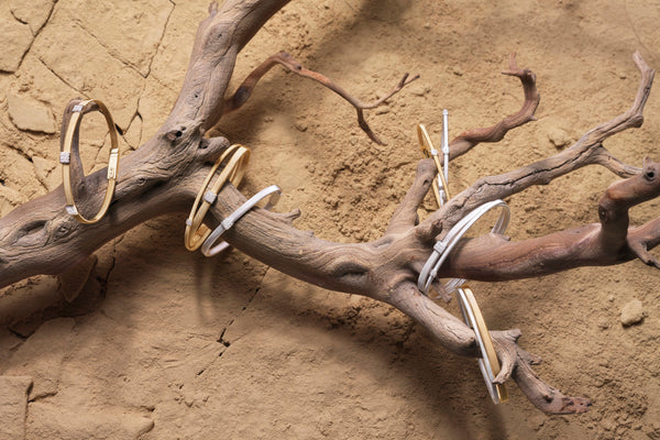 BRACELET MASAI IN GOLD AND DIAMONDS