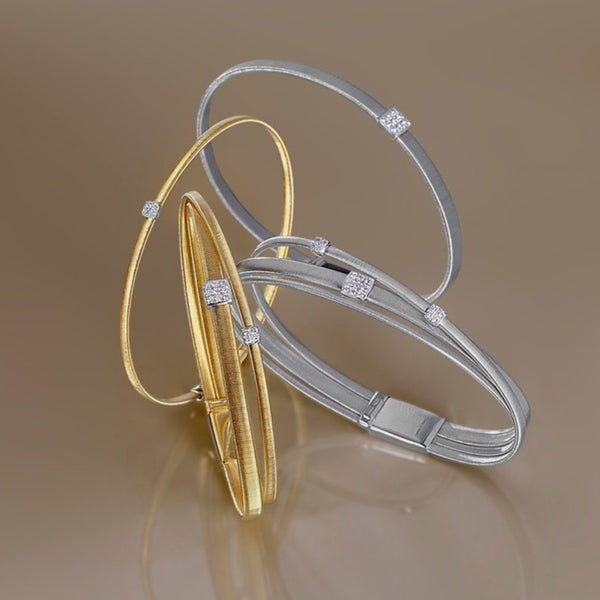 BRACELET MASAI IN GOLD AND DIAMONDS