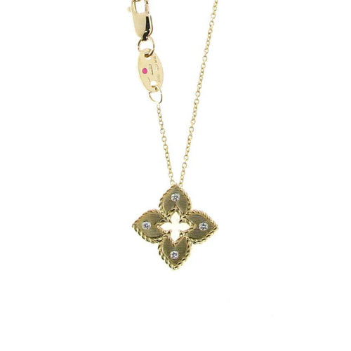 NECKLACE VENETIAN PRINCESS IN GOLD WITH DIAMONDS